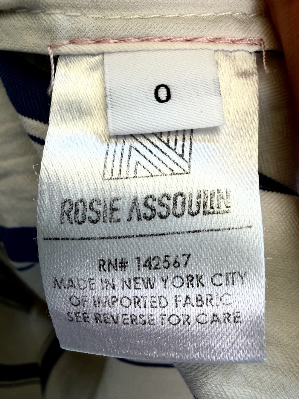 Rosie Assoulin Drop Waist Strapless Cotton Gown, red/blue stripes, slit, 0, EUC - Picture 14 of 16